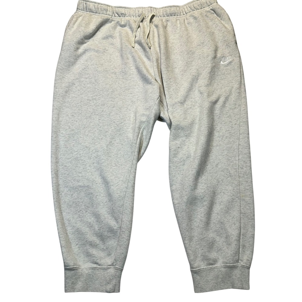 Nike Jogger Sweatpants Mens 2X Grey Heather Fleece Athletic Loungewear